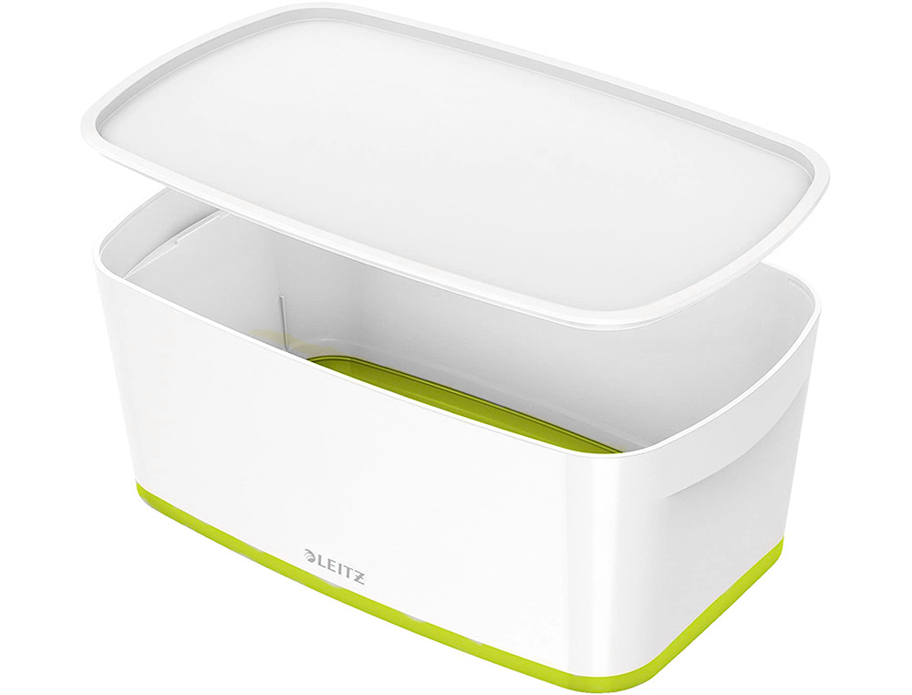 BAC RANGEMENT LEITZ MYBOX FORMAT A5 5L 318X128X3191MM BLANC VERT