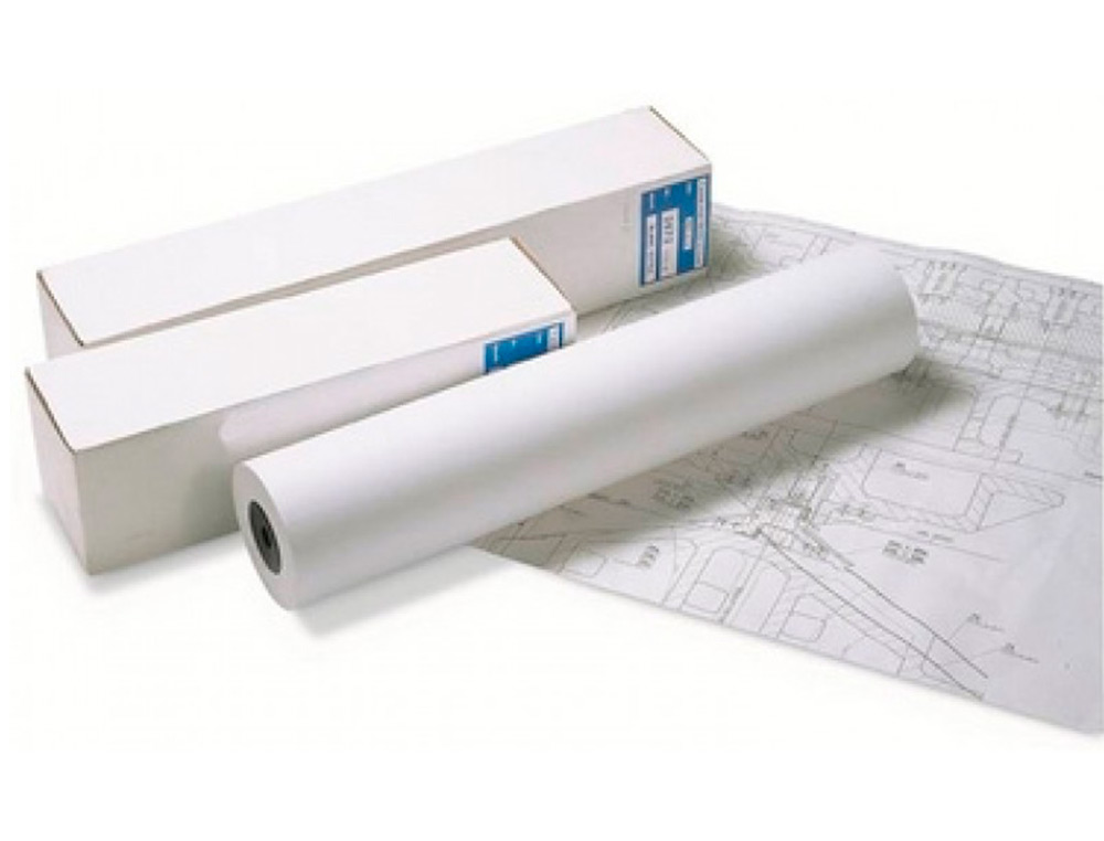 PAPIER CLAIREFONTAINE PLAN EXTRA BLANC LARGEUR 91MX914MM 80G APPLICATION JET D'ENCRE QUALITE PHOTO BOBINE