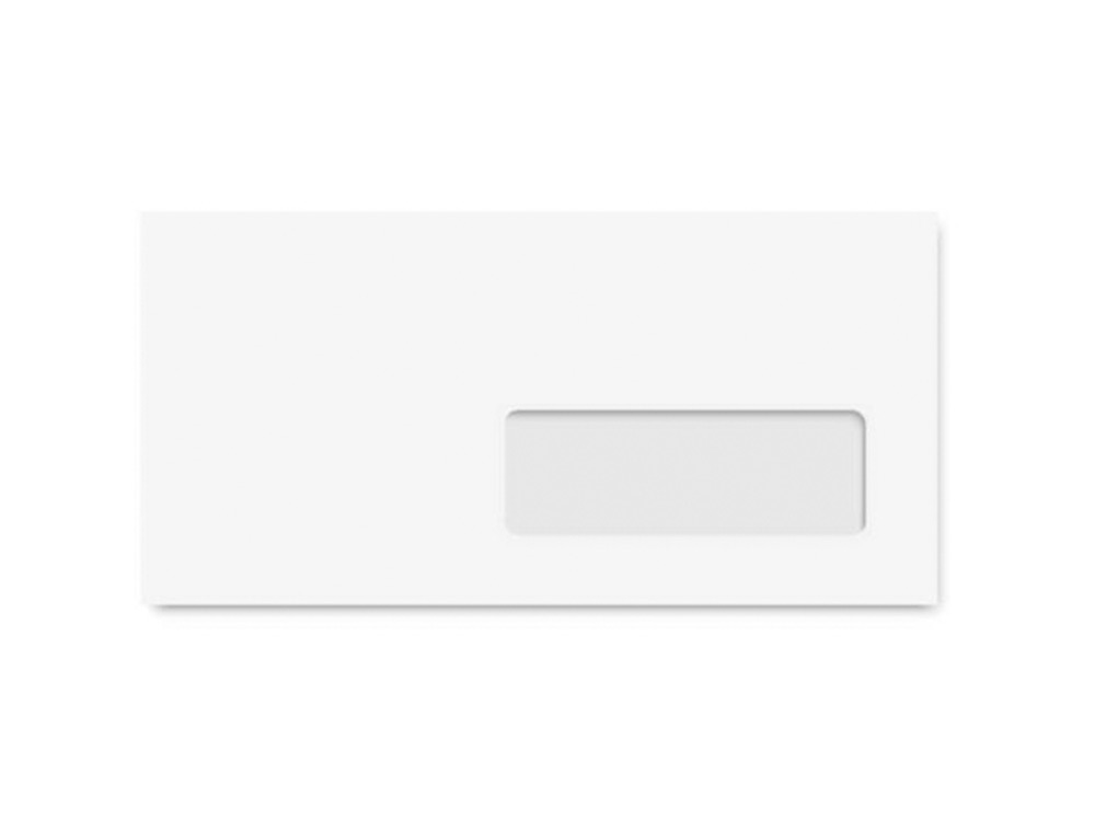 ENVELOPPE CLAIREFONTAINE BANDE DE PROTECTION 90G       110X220MM BLANCHE  BOITE DE   250 UNITES
