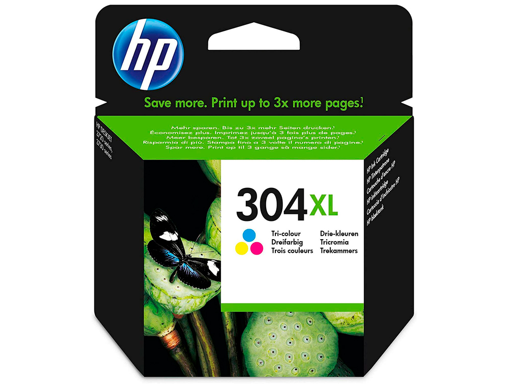 CARTOUCHE HP 304XL JET D'ENCRE N9K08AE COULEUR NOIR 300P