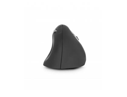 SOURIS SANS FIL ERGONOMIQUE VERTICALE POUR DROITIERS      OPTIQUE 4 BOUTONS 2,4GHZ      RECEPTEUR SANS FIL USB