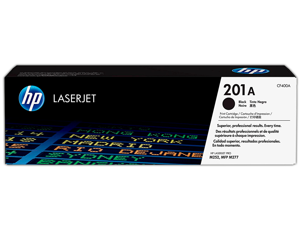 TONER LASER HP 201A POUR LASERJET PRO MFP M277/M274/M252 COULEUR NOIR 1500P