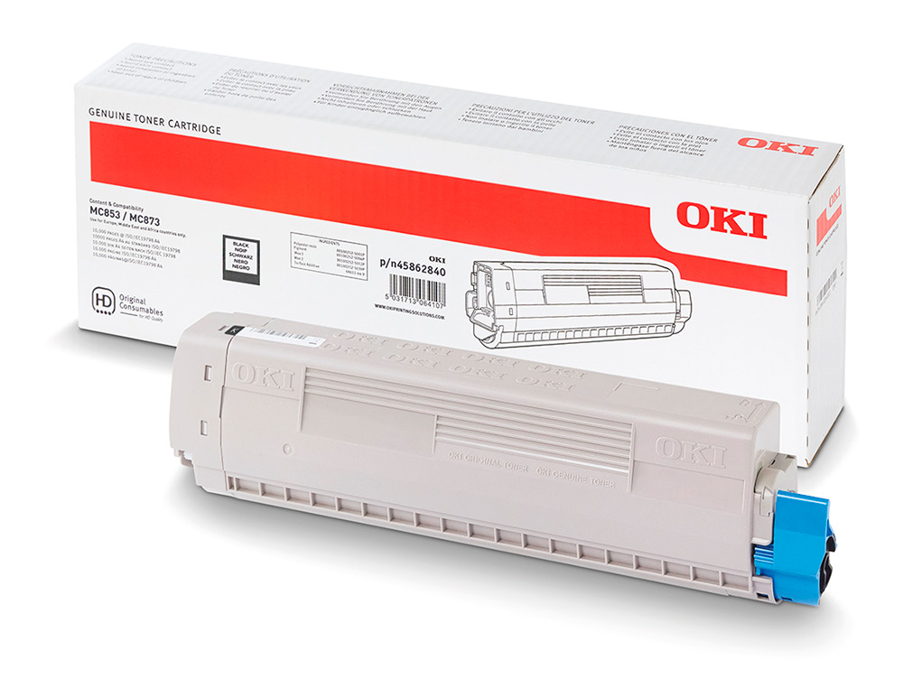CARTOUCHE LASER OKI MC853/873 COULEUR NOIR 7000 PAG