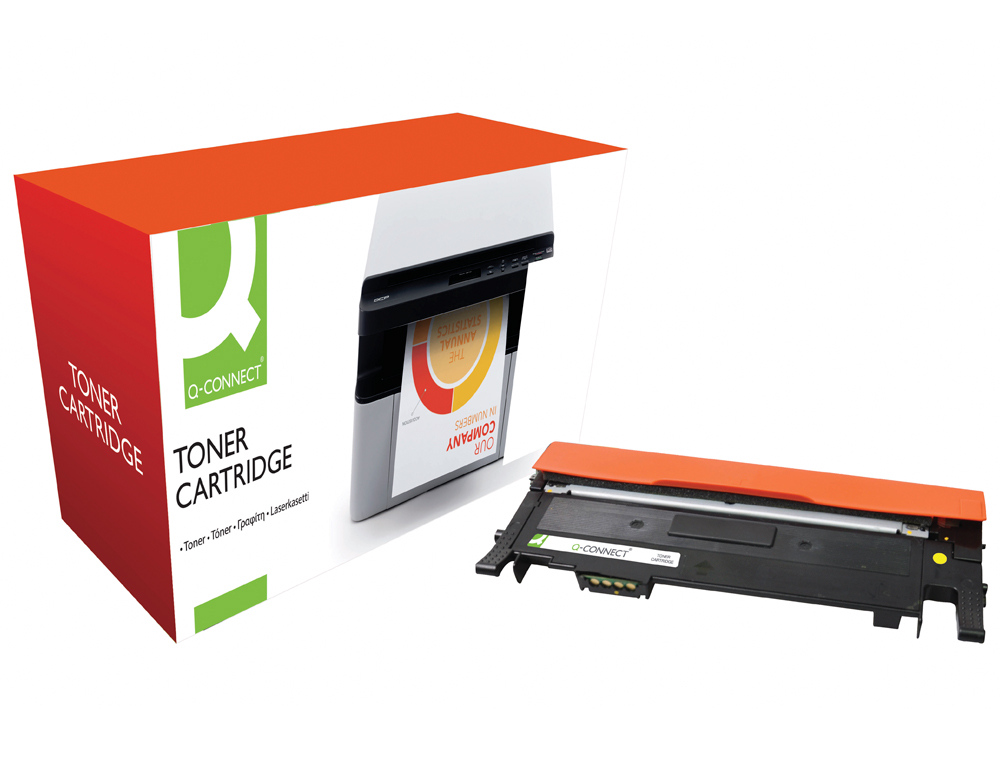 TONER Q-CONNECT COMPATIBLE SAM SUNG CLT-Y406S/ELS CLP360YQCN POUR CLP360 365 CLX3300 3305 XPRESS C410 460 JAUNE 1000P