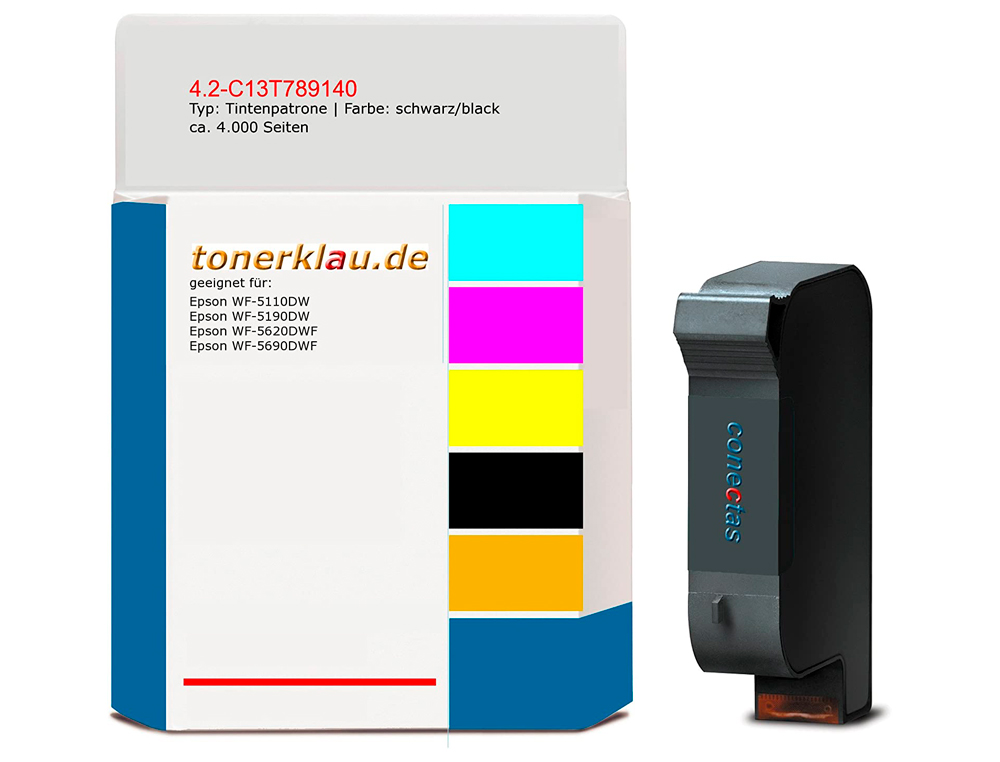 CARTOUCHE EPSON T7893 JET D'ENCRE C13T789340 POUR WORKFORCE WF 5620 5110 5190 5690 COULEUR MAGENTA 4000P