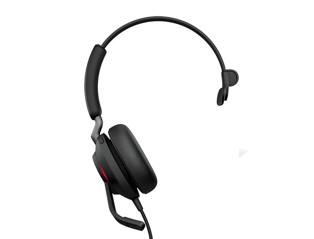 CASQUE FILAIRE JABRA EVOLVE 2 40 MONO MS USB-A MICRO CASQUE ISOLATION ACOUSTIQUE
