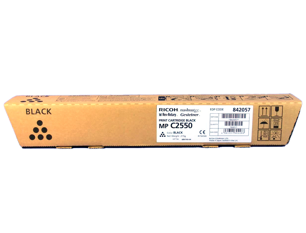 TONER RICOH LASER 842057 841196 POUR MPC2550 2030 2050 COULEUR NOIR 10000P