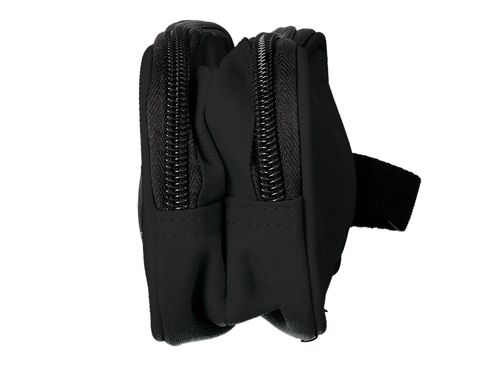 TROUSSE SCOLAIRE ANTARTIK OVALE 2 COMPARTIMENTS 210X60X80MM COLORIS NOIR