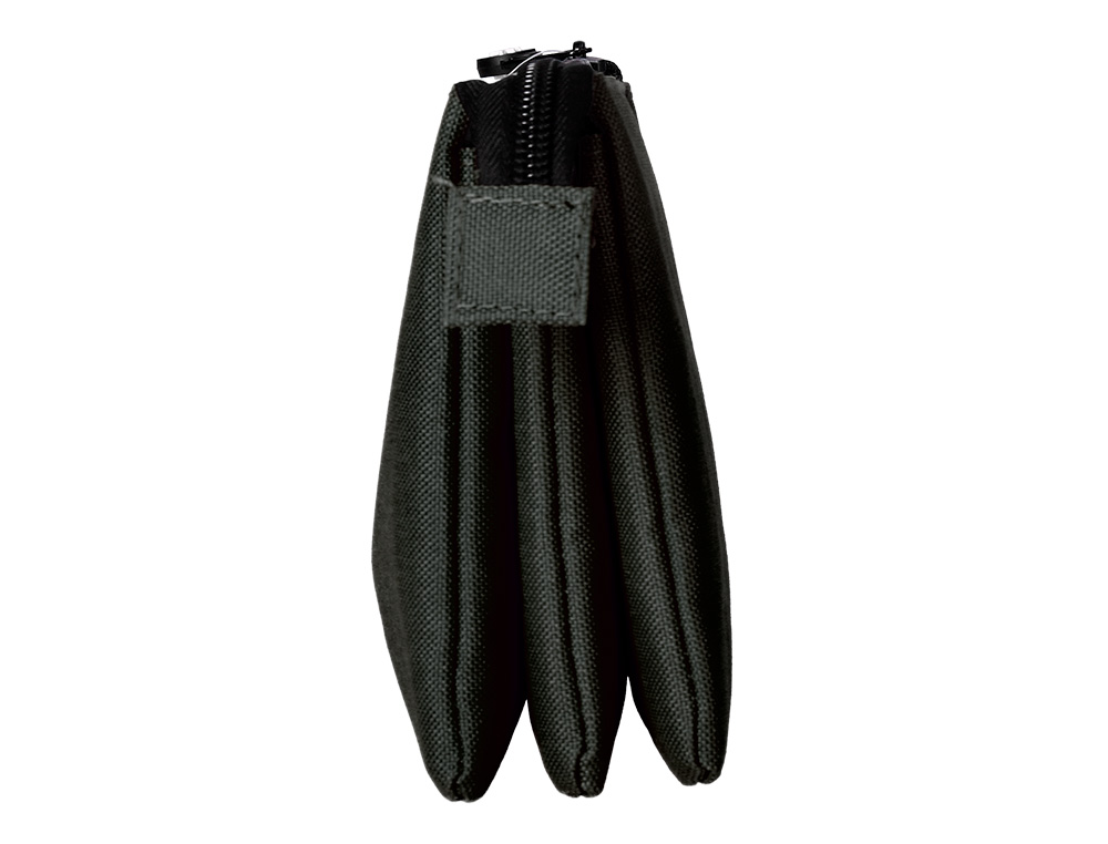 TROUSSE SCOLAIRE ANTARTIK PLATE 3 COMPARTIMENTS         220X30X120MM COLORIS NOIR
