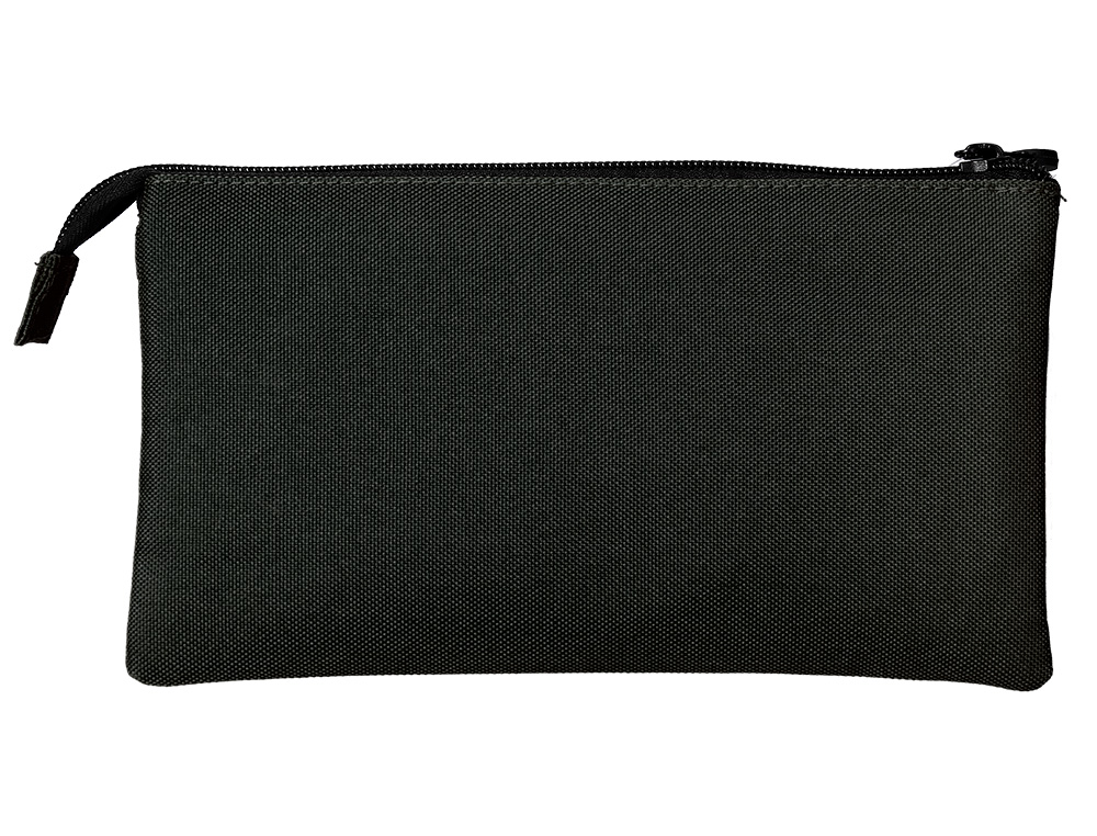 TROUSSE SCOLAIRE ANTARTIK PLATE 3 COMPARTIMENTS         220X30X120MM COLORIS NOIR