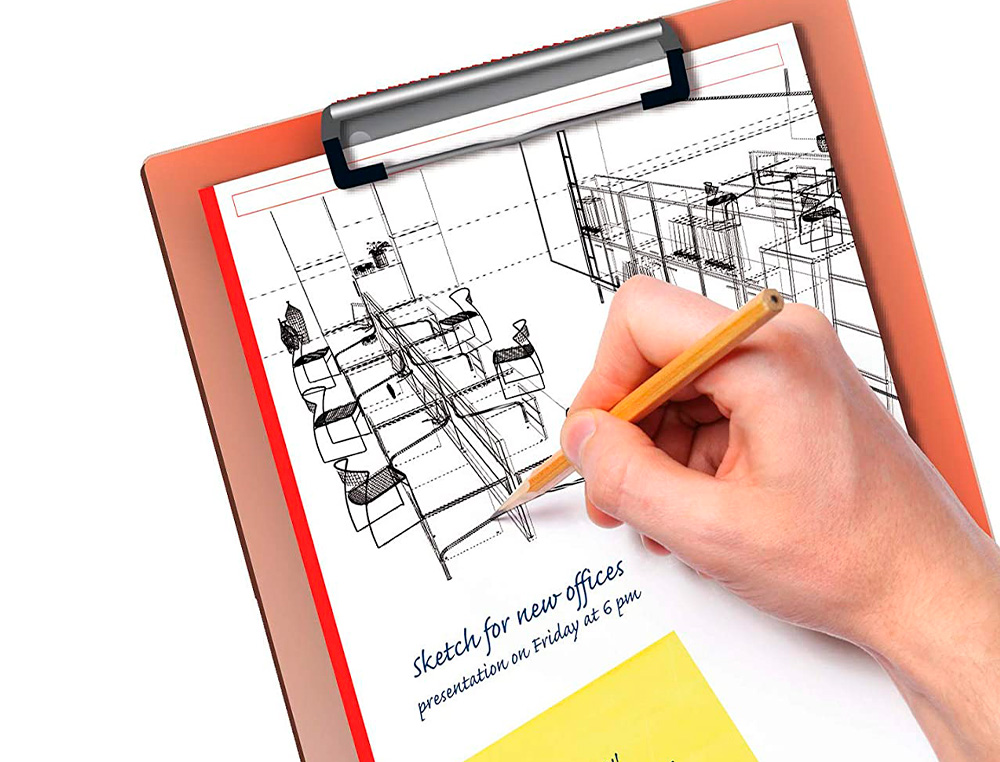 PORTE-BLOC APLI EN BOIS FORMAT A5