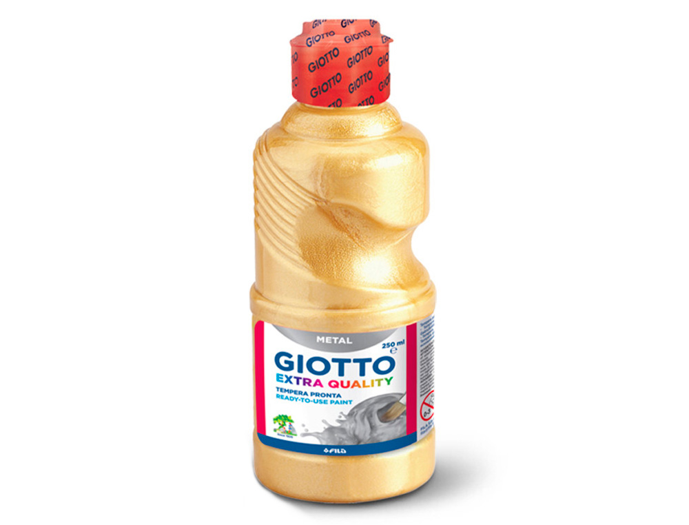 GOUACHE LIQUIDE GIOTTO TOUS SUPPORTS SECHAGE RAPIDE COLORIS ARGENT METALLISE FLACON 250ML