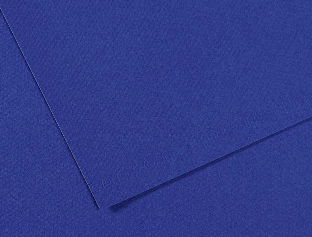 PAPIER DESSIN CANSON FEUILLE MI-TEINTES N 590 GRAIN GELATINE HAUTE TENEUR COTON 160G 50X65CM UNICOLORE OUTRE