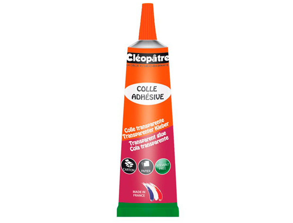 COLLE TRANSPARENTE CLEOPATRE UNIVERSELLE TUBE ALUMINIUM 30G