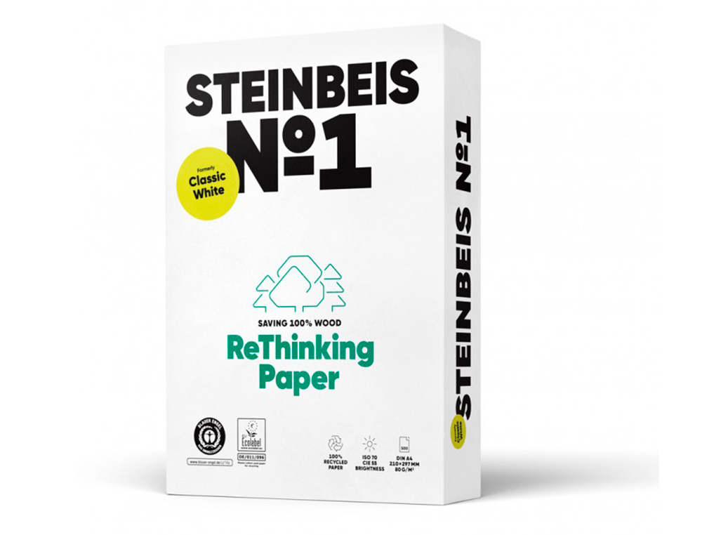 PAPIER STEINBEIS RECYCLE MULTIFONCTION N 1 - 80 GR A4