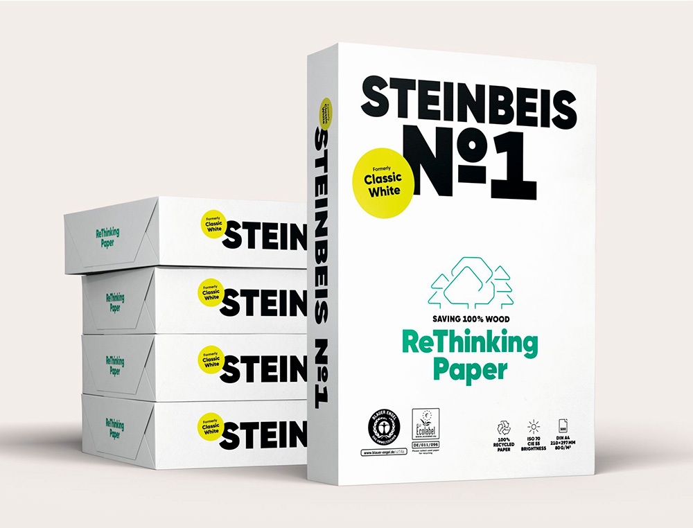 PAPIER STEINBEIS RECYCLE MULTIFONCTION N 1 - 80 GR A4