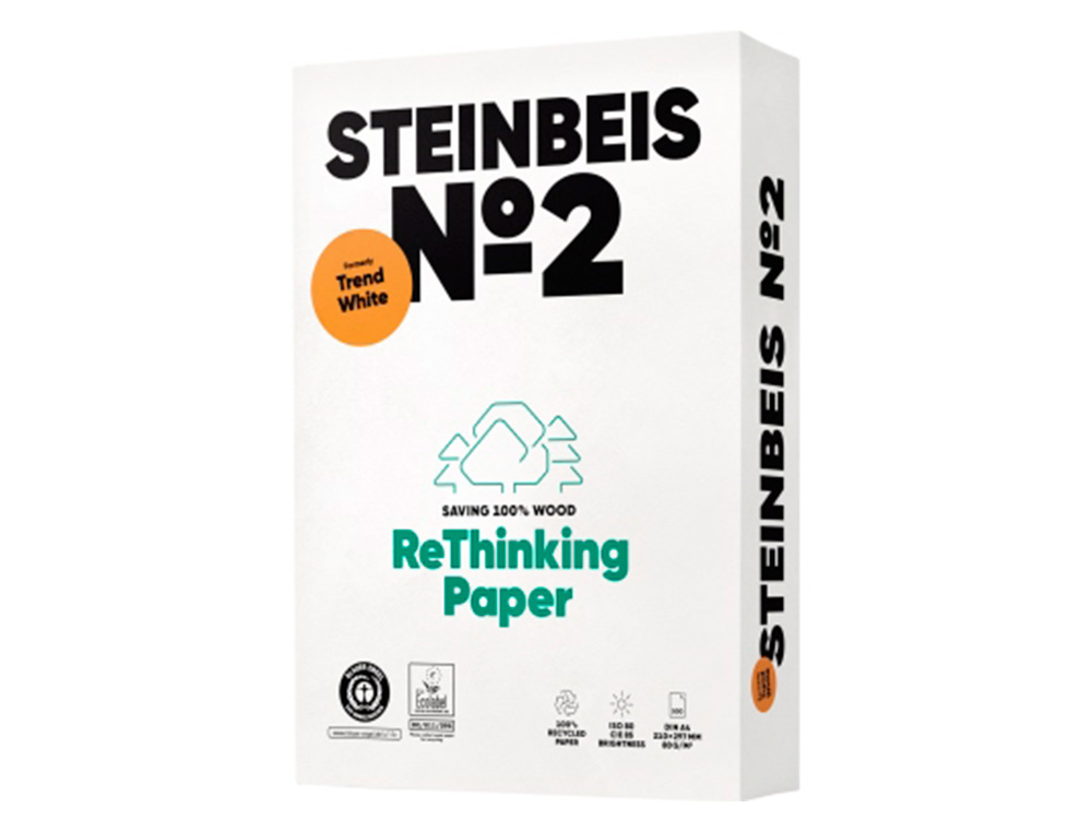 PAPIER STEINBEIS RECYCLE MULTIFONCTION N 2 - 80 GR A3 BLANC