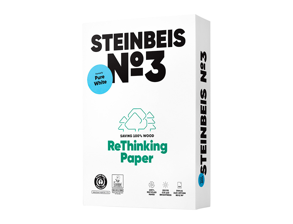 PAPIER STEINBEIS RECYCLE MULTIFONCTION N 3 - 80 GR A4 BLANC