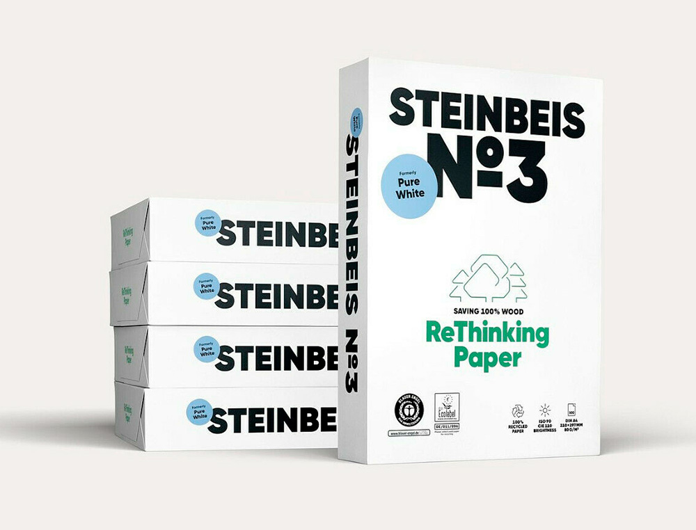 PAPIER STEINBEIS RECYCLE MULTIFONCTION N 3 - 80 GR A3 BLANC