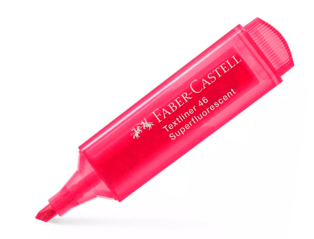 SURLIGNEUR FABER CASTELL TEXTLINER TL 46 METALLIC ROUGE