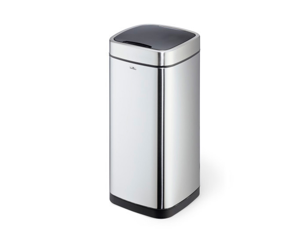 POUBELLE DURABLE A CAPTEUR AUTOMATIQUE ACIER INOXIDABLE A