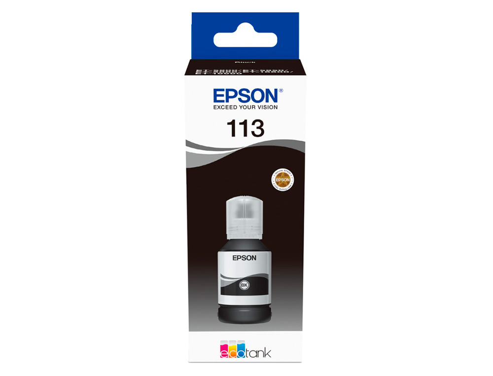 CARTOUCHE ENCRE EPSON ECOTANK C13T06B140 T113 NOIRE