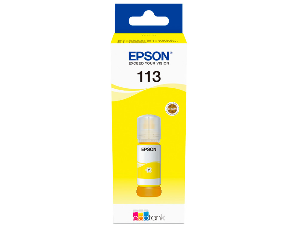 CARTOUCHE ENCRE EPSON ECOTANK C13T06B440 T113 JAUNE