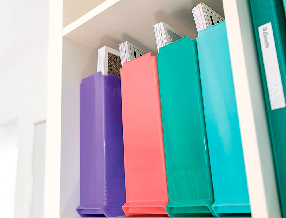 PORTE-REVUES ESSELTE COLOUR'BREEZE A4 TRANSLUCIDE COULEUR VERT