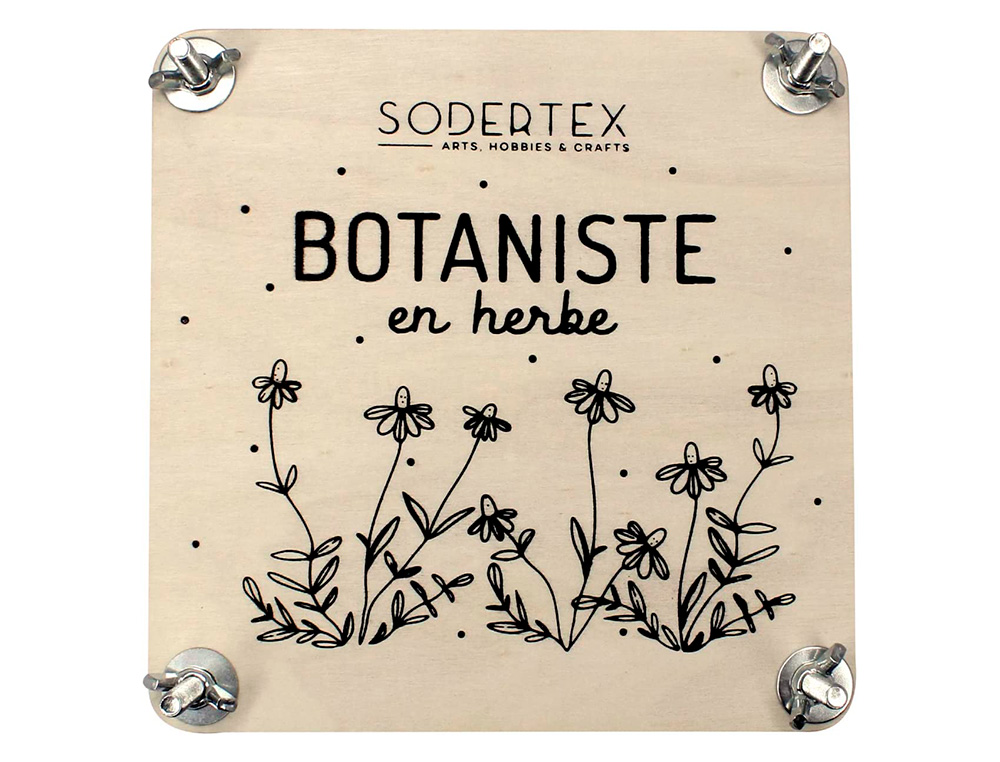 PRESSE FLEURS ET FEUILLES - 20,5 X 18 CM - 1 PC