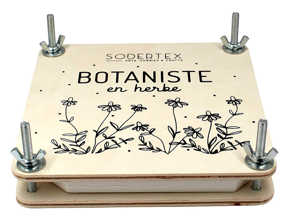 PRESSE FLEURS ET FEUILLES - 20,5 X 18 CM - 1 PC