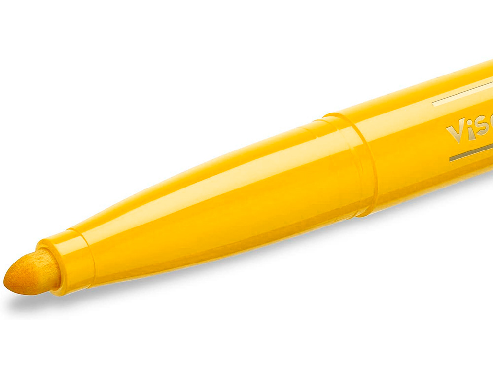 FEUTRE BIC VISACOLOR XL ECOLUTIONS POINTE LARGE 4,5 MMCOLORIS JAUNE