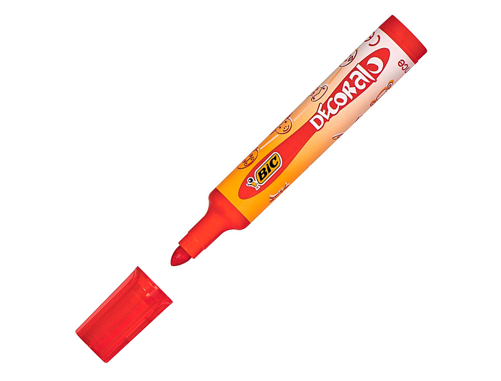 FEUTRE BIC D CORALO - POCHETTE X 8 : CORPS EXTRA-LARGE POINTE OGIVE EXTRA LARGE 6 MM - ENCRE