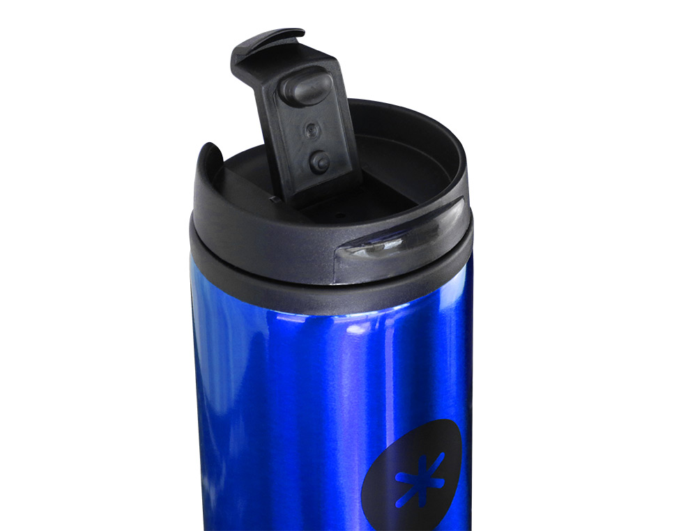 GOURDE ANTARTIK ACIER INOXYDABLE COUVERCLE DISTRIBUTEUR SYSTEME DE SECURITE 290 ML BLEU