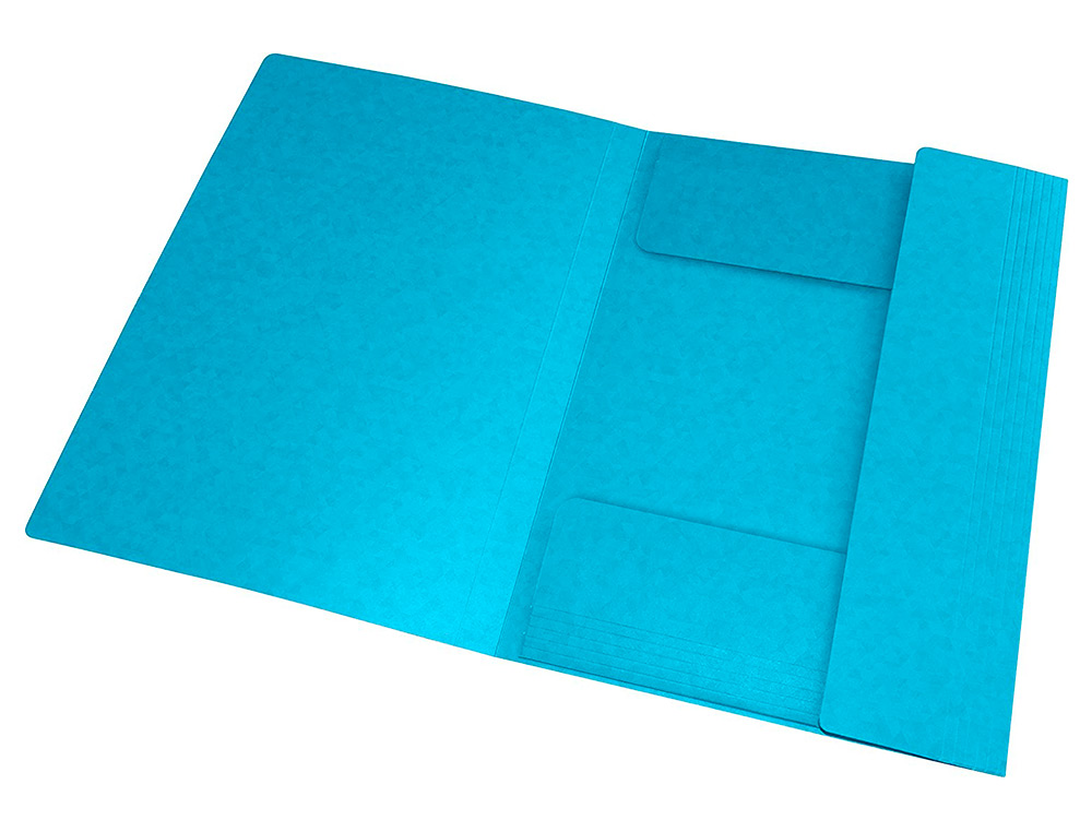 CHEMISE ELASTIQUE 3 RABATS OXFORD TOPFILE+ A4 BLEU CLAIR