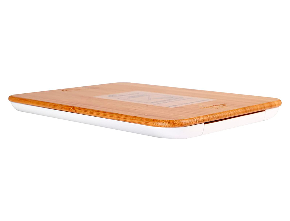 BALANCE 10KG/1G SLIDE BAMBOU AVEC BATTERIE RECHARGEABLE ET REMPLAÇABLE