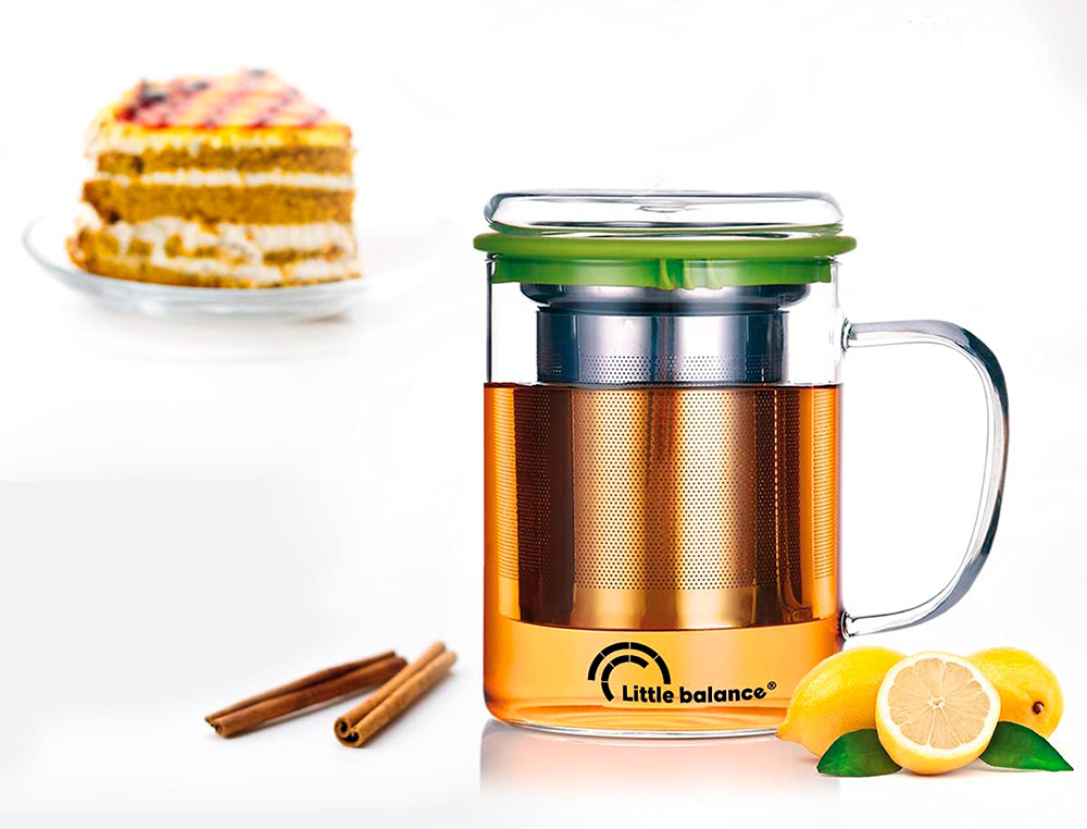 TASSE   INFUSER 450ML AVEC FILTRE EN INOX