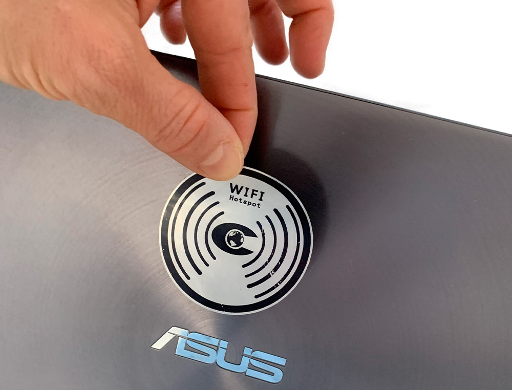 BADGE WAVES PROTECT WIRELESS ANTI ONDE POUR MATERIEL WIFI