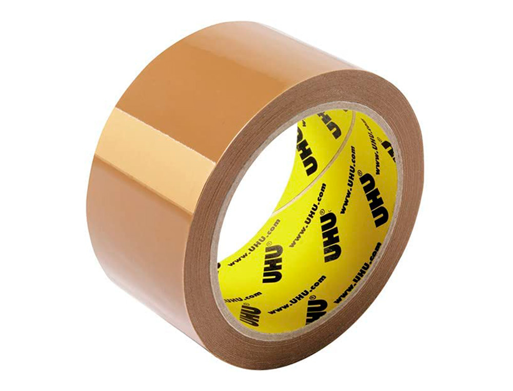 RUBAN ADHESIF UHU ROLLAFIX BRUN 3X66MX50MM LOT DE 3U