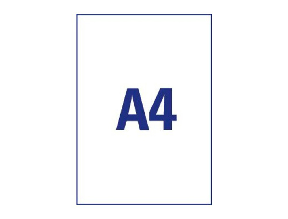 STICKERS AVERY TRANSPARENT BRILLANT A4 JET D ENCRE PAQUET DE 6