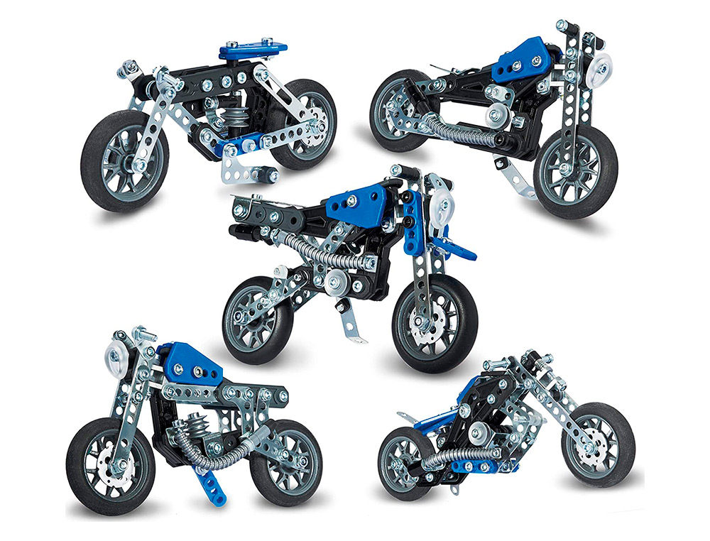 JEU DE CONSTRUCTION MECCANO MOTOS 5 MOD LES 174 PI CES
