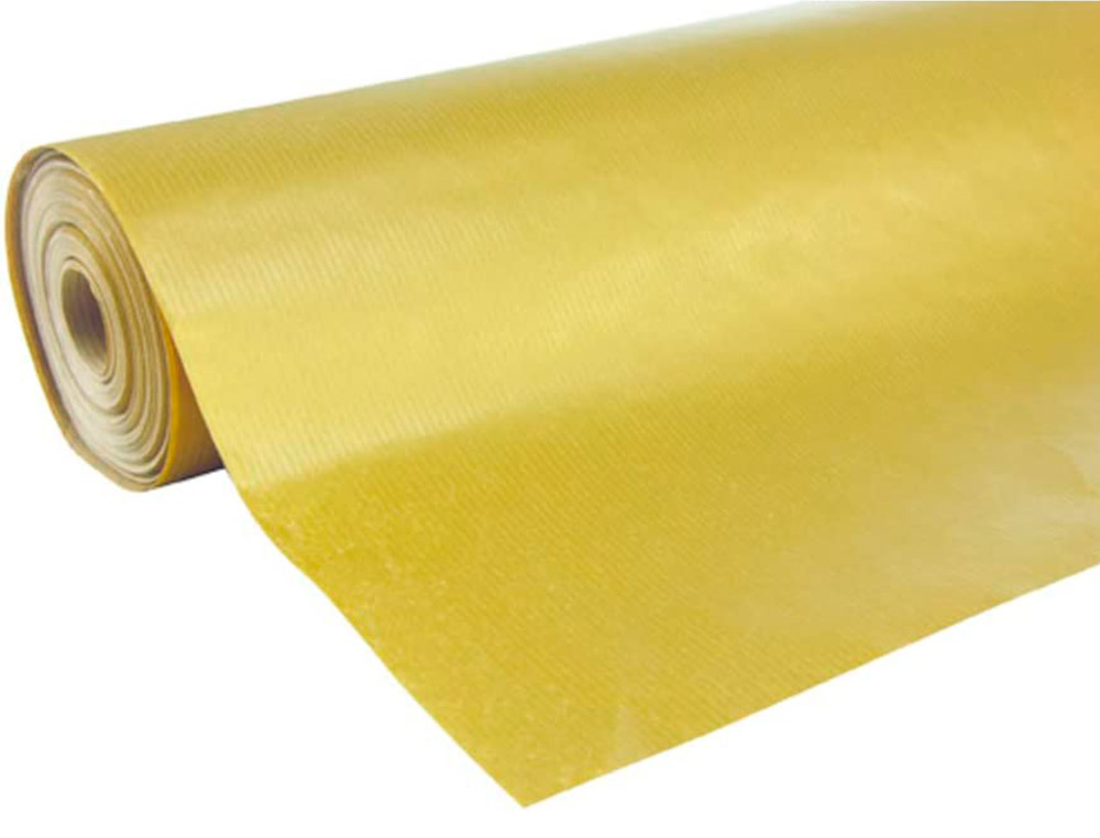 ROULEAU PAPIER CADEAU KRAFT VERG  AUX MOTIFS OR 50M X     0,70M 60G.