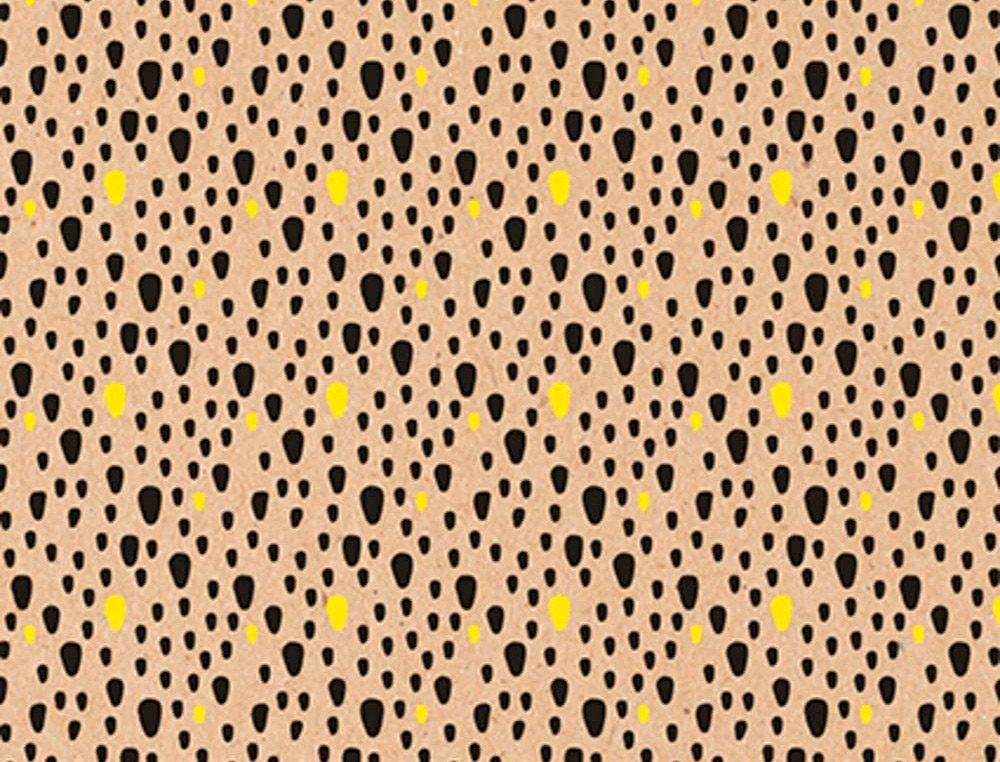 ROULEAU PAPIER CADEAU KRAFT AUX MOTIFS CLAIREFONTAINE P PINS FLUOS 50M X 0,70M 70G.