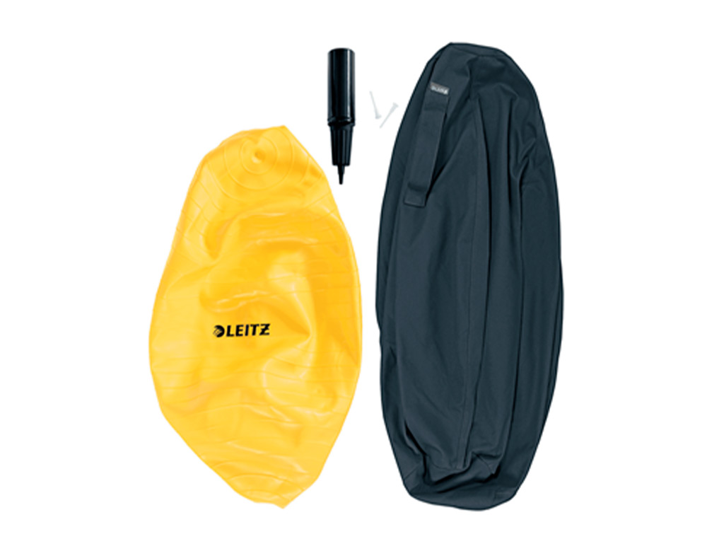 BALLON D'ASSISE ERGONOMIQUE LEITZ ERGO COSY ACTIVE GRIS   65CM DIAMETRE
