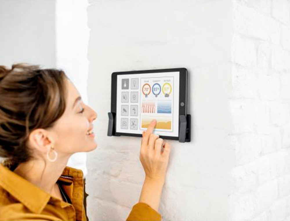 SUPPORT TABLETTE MURAL DURABLE POUR TABLETTES 7 13 POUCES 85X50X180 ABS