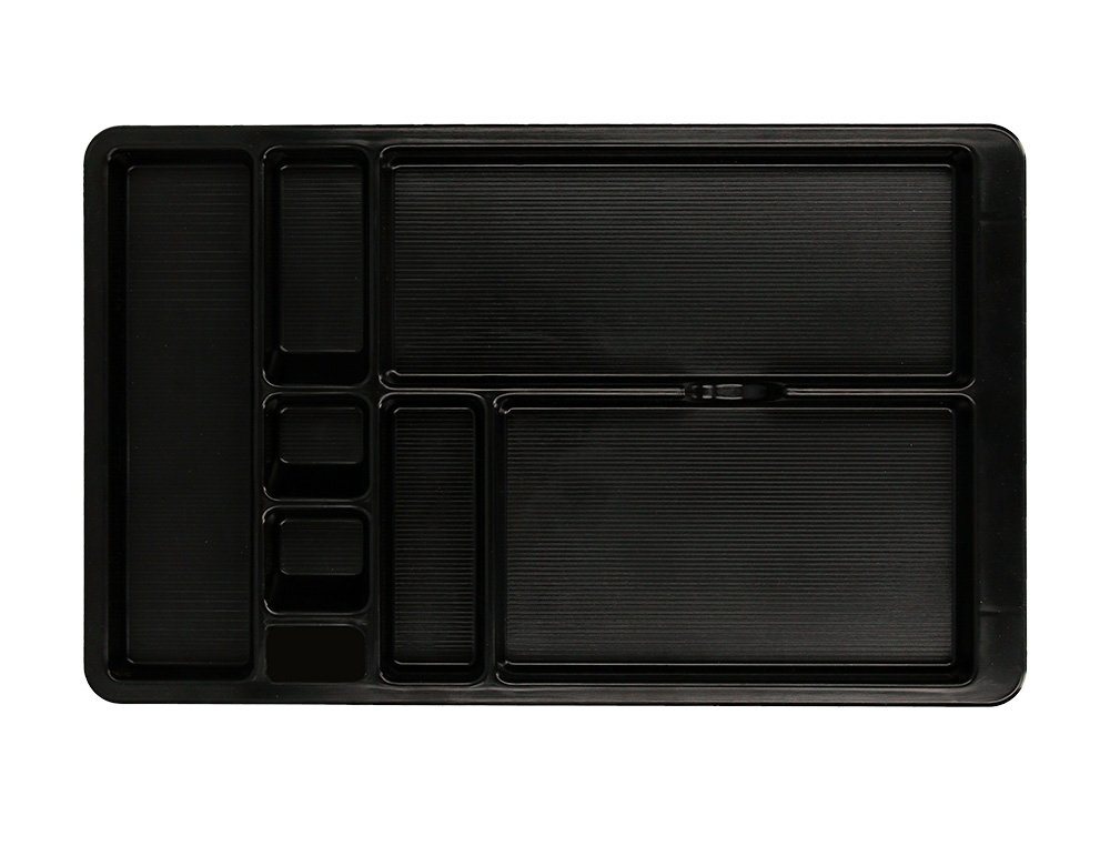 ORGANISATEUR TIROIR Q-CONNECT AMOVIBLE 364X225X21 MM        COLORIS NOIR
