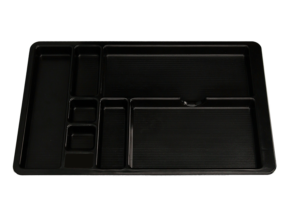ORGANISATEUR TIROIR Q-CONNECT AMOVIBLE 364X225X21 MM        COLORIS NOIR