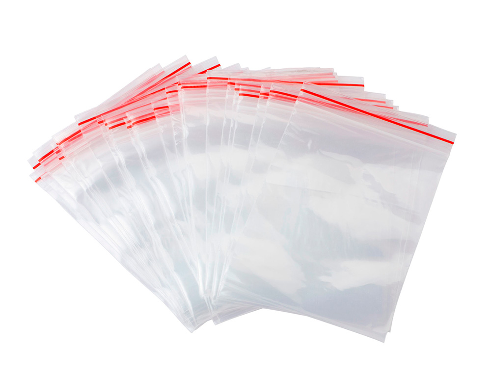 SACHET PLASTIQUE REFERMABLE Q-CONNECT DIM.80X120 MM SACHET DE 100 UNITES