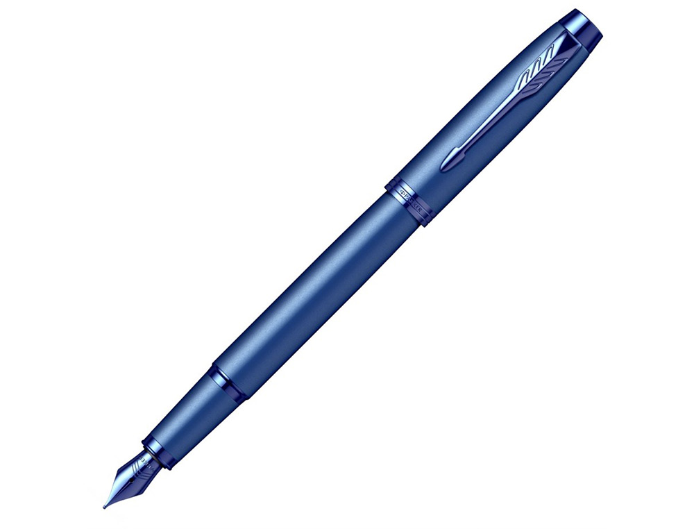 STYLO-PLUME PARKER IM MONOCHROME BLEU POINTE        MOYENNE ENCRE BLEU ETUI       CADEAU