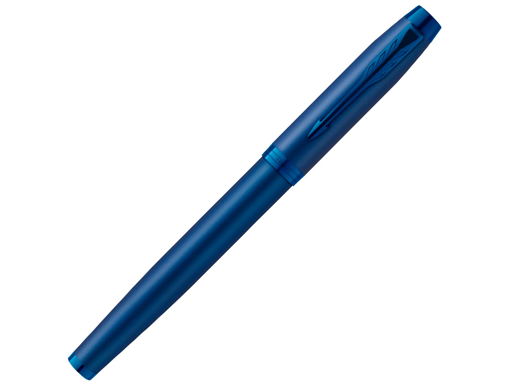 STYLO-PLUME PARKER IM MONOCHROME BLEU POINTE        MOYENNE ENCRE BLEU ETUI       CADEAU