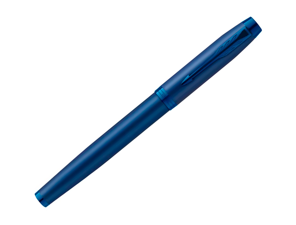 STYLO ROLLER PARKER IM MONOCHROME BLEU POINTE FINE ENCRE BLEU ETUI CADEAU